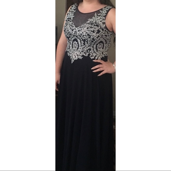 Eva USA Long Embellished Gown - Picture 12 of 12